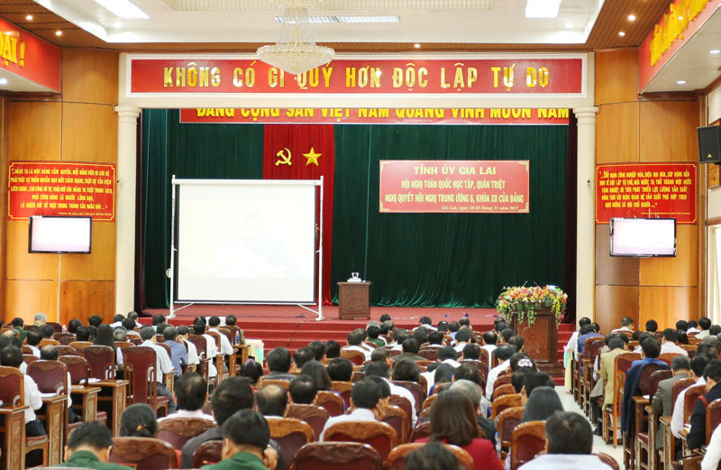 Hội nghị trực tuyến toàn quốc học tập, quán triệt Nghị quyết Trung ương 6 (khóa XII)
